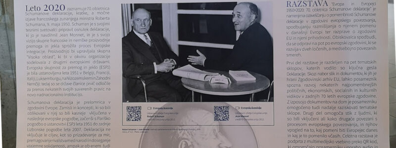 Razstava “Evropa in Evropejci 1950 – 2020” – 70 let Schumannove deklaracije