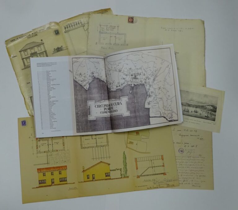 Stare načrti vil iz Portoroža